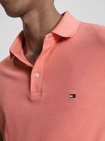 Afbeelding in Gallery-weergave laden, Polo Tommy Hilfiger ajusté rose en coton bio pour homme I Georgespaul
