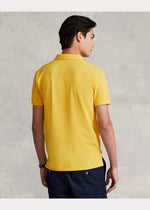 Charger l&#39;image dans la galerie, Polo homme Ralph Lauren cintré jaune en coton piqué | Georgespaul
