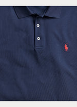 Charger l&#39;image dans la galerie, Polo homme Ralph Lauren cintré marine en coton piqué | Georgespaul
