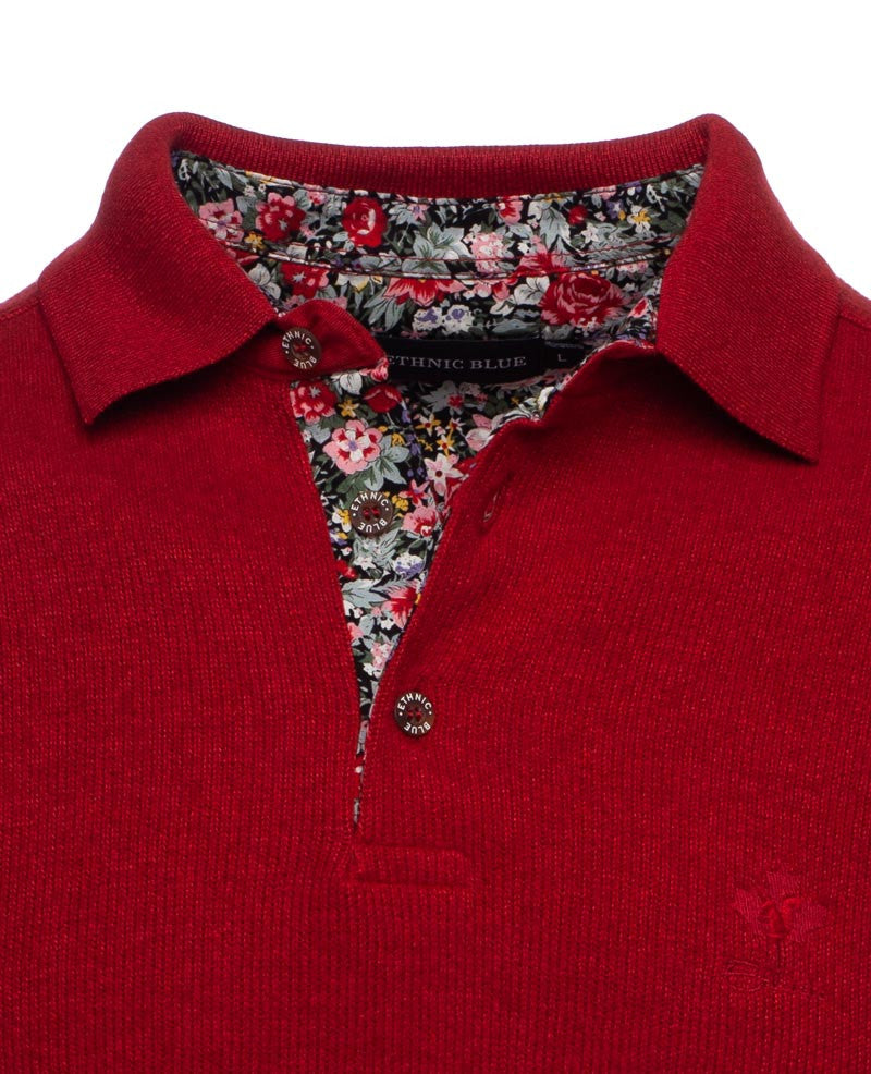 Jacobs & Jacobs  Polo maille coton manches longues homme