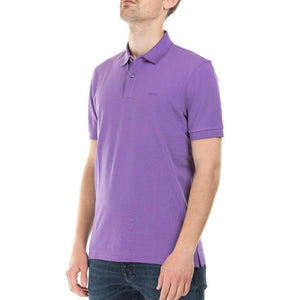 Polo pour homme BOSS violet en coton I Georgespaul