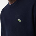 Charger l&#39;image dans la galerie, Pull col rond Lacoste marine en laine I Georgespaul
