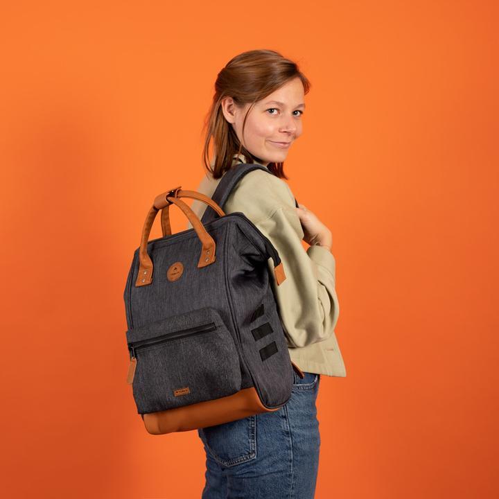 Sac à dos Cabaïa gris anthracite et poches interchangeables - Georgespaul