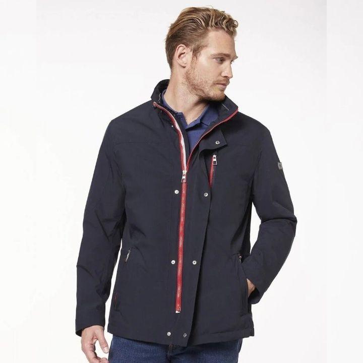 Veste sportive à col montant Bugatti marine - Georgespaul