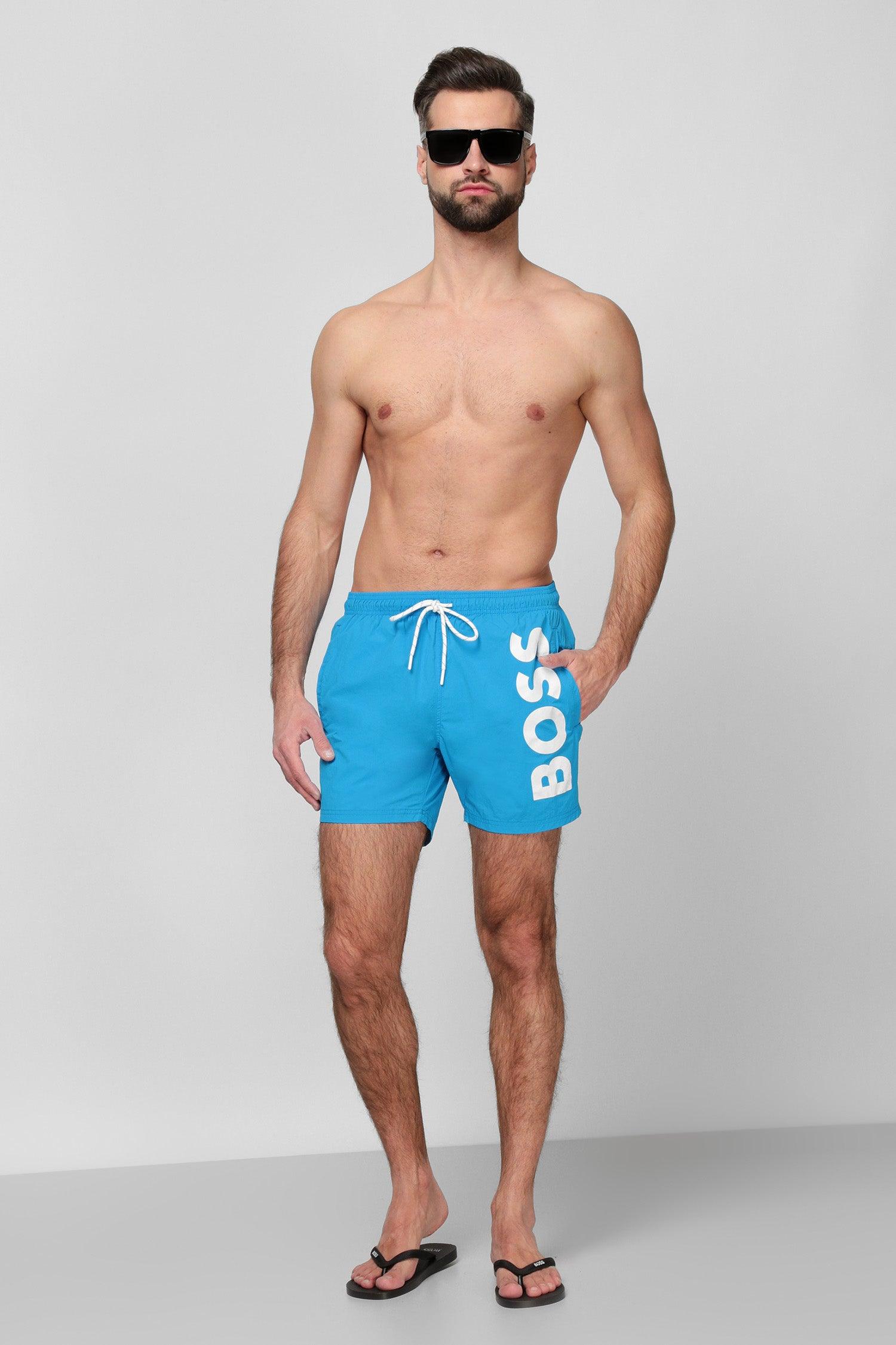 Short de bain BOSS bleu pour homme I Georgespaul