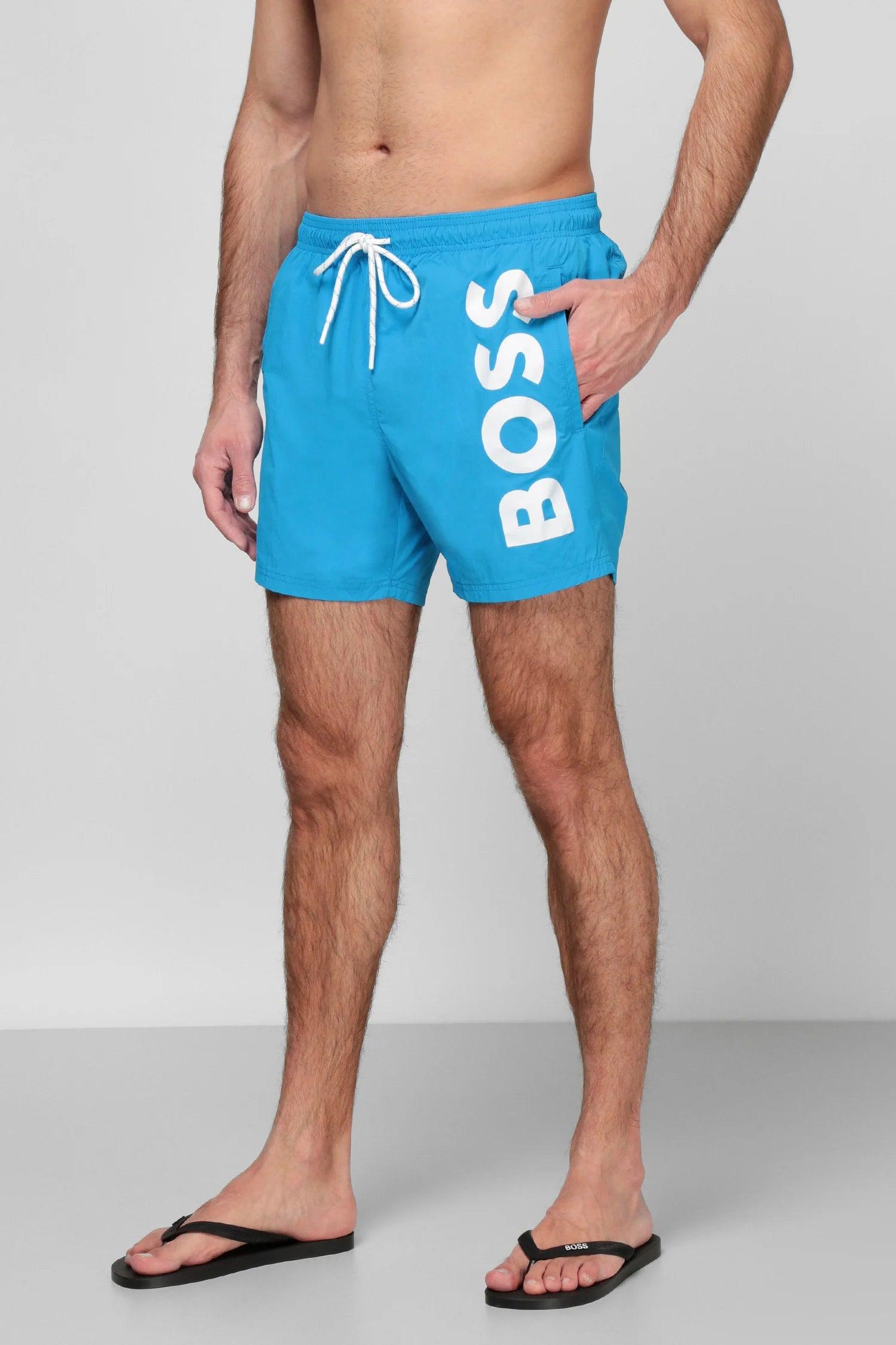 Short de bain BOSS bleu pour homme I Georgespaul