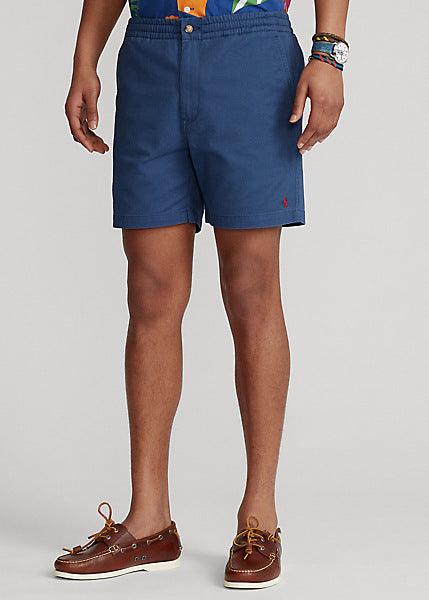 Marineblaue, taillierte Performance-Shorts von Ralph Lauren