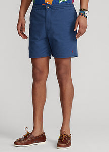 Marineblaue, taillierte Performance-Shorts von Ralph Lauren