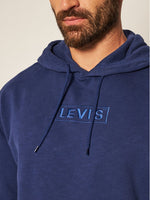 Charger l&#39;image dans la galerie, Sweat Levi&#39;s® capuche logo bleu foncé coton | Georgespaul
