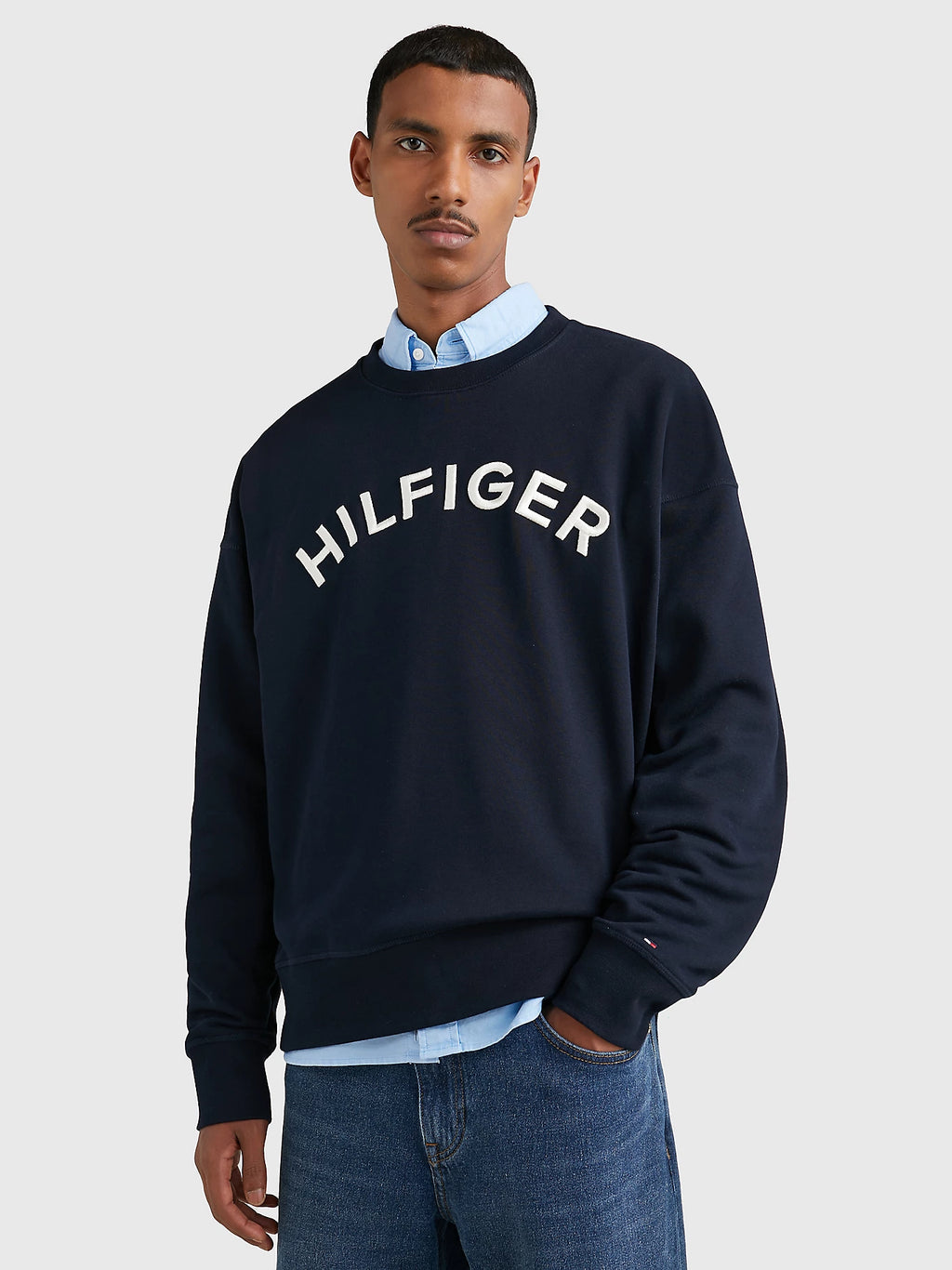 Sweat Tommy Hilfiger marine pour homme I Georgespaul