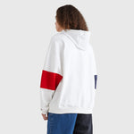 Afbeelding in Gallery-weergave laden, Sweat à capuche Tommy Jeans blanc en coton bio I Georgespaul
