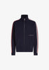 Sweat col montant Tommy Hilfiger marine en coton - Georgespaul