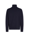 Sweat col montant Tommy Hilfiger marine en coton - Georgespaul