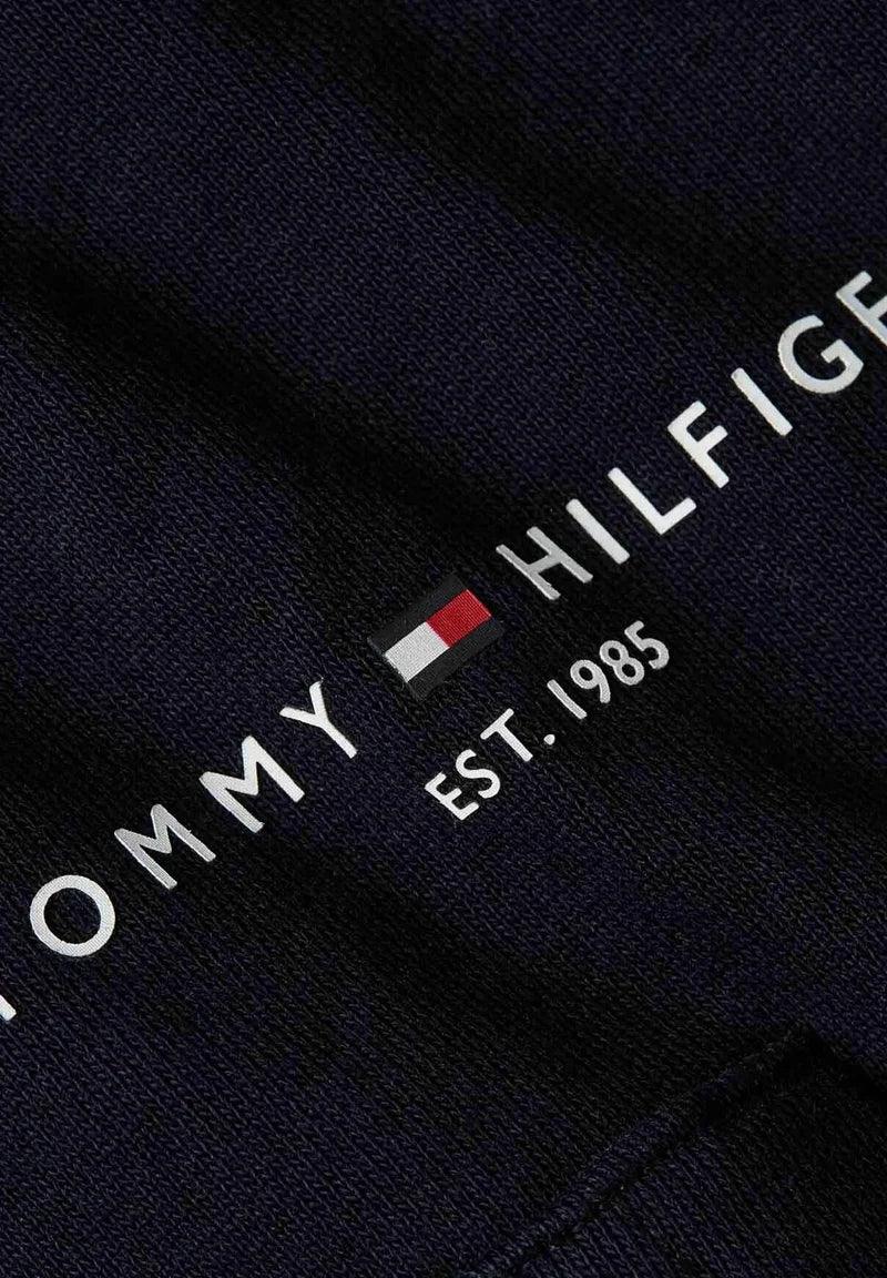 Sweat col montant Tommy Hilfiger marine en coton - Georgespaul