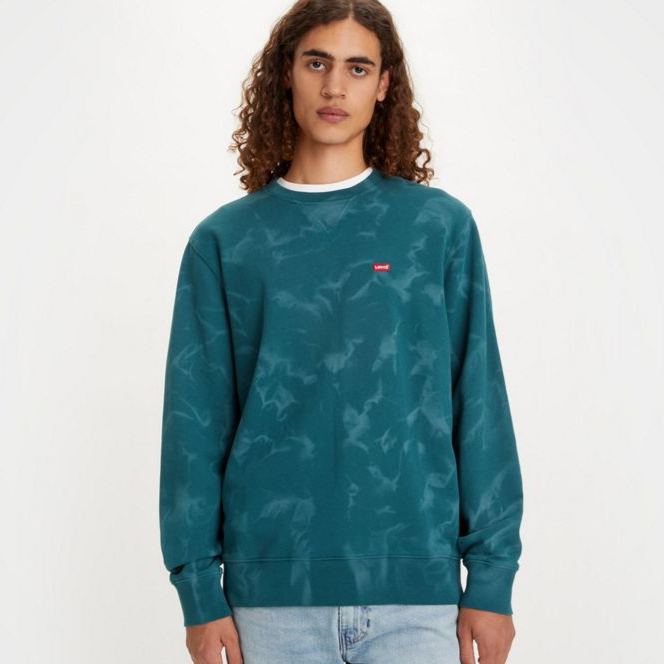 Sweat col rond Levi's vert pour homme I Georgespaul