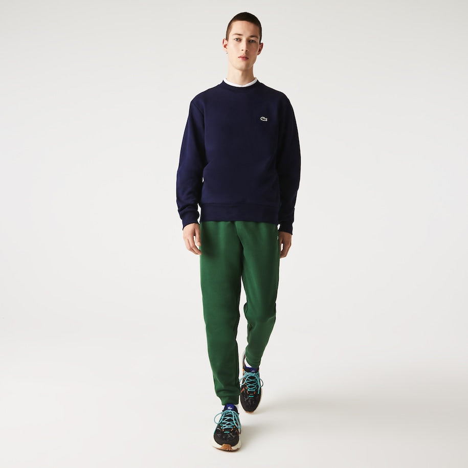 Sweat col rond homme Lacoste marine | Georgespaul