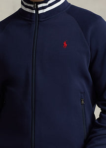Sweat zippé à liserés Ralph Lauren marine pour homme I Georgespaul