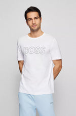 Charger l&#39;image dans la galerie, T-Shirt BOSS blanc en coton I Georgespaul
