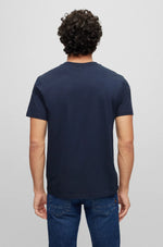 Charger l&#39;image dans la galerie, T-Shirt BOSS marine en coton pour homme I Georgespaul
