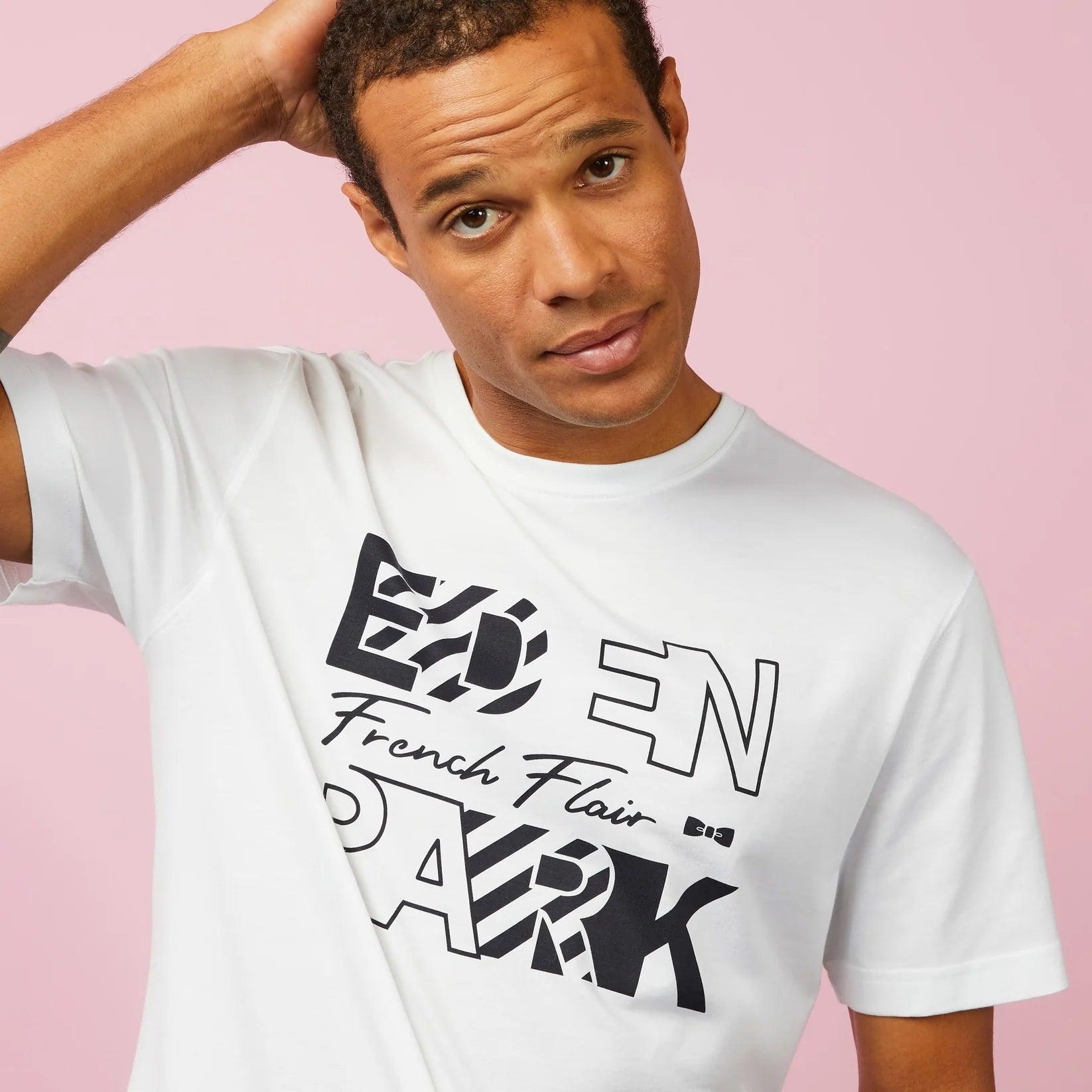 T-Shirt Eden Park blanc en coton - Georgespaul