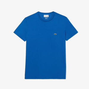 T-Shirt Lacoste bleu coton pima pour homme I Georgespaul