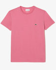 T-Shirt Lacoste rose en coton pima pour homme I Georgespaul