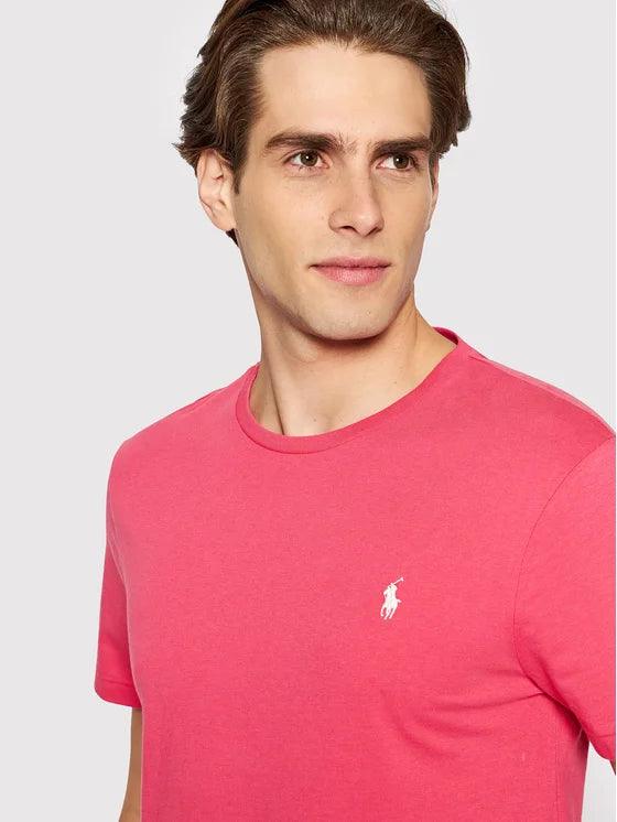 T-Shirt Ralph Lauren ajusté rose - Georgespaul