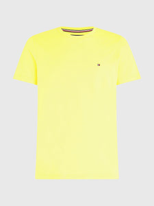 T-Shirt Tommy Hilfiger jaune en coton bio pour homme I Georgespaul