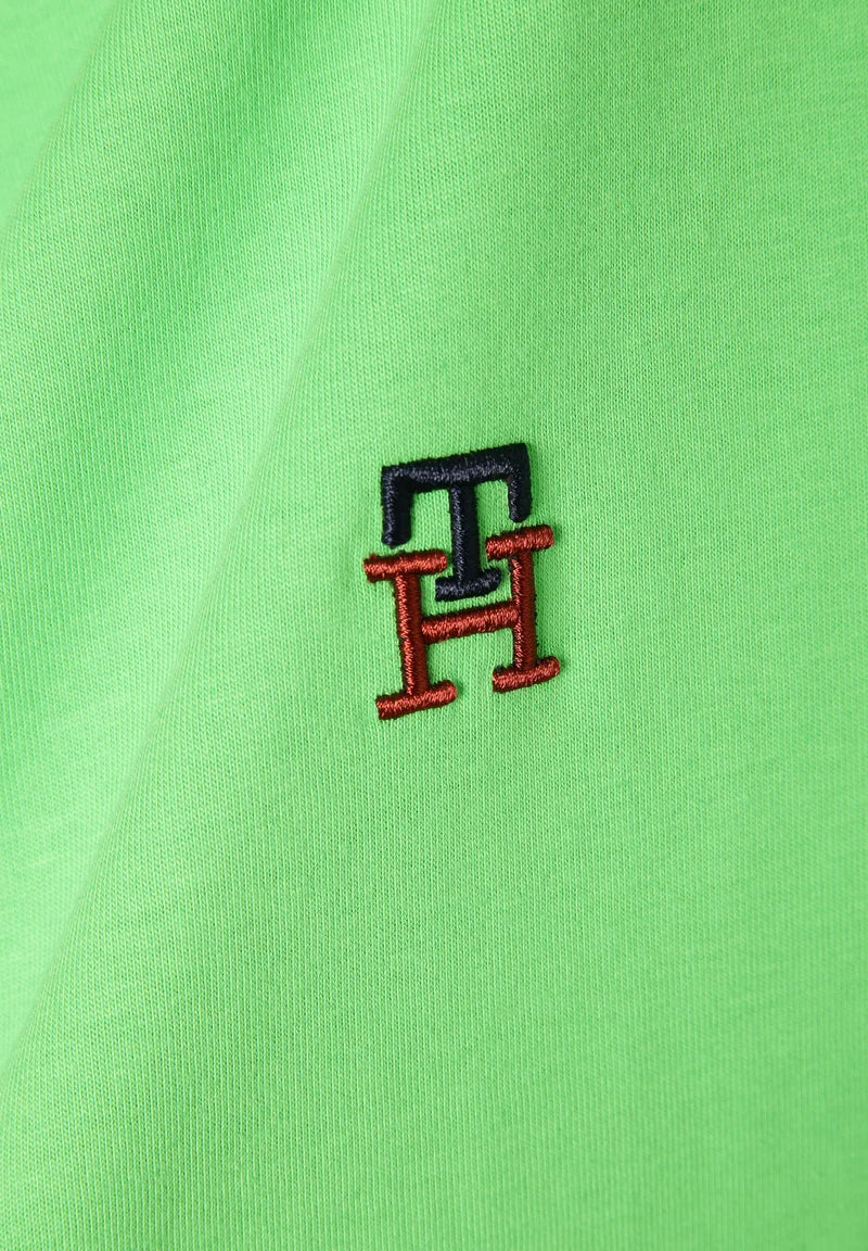 T-Shirt Tommy Hilfiger vert en coton bio pour homme I Georgespaul