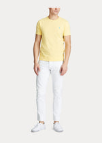 Charger l&#39;image dans la galerie, T-Shirt col rond homme Ralph Lauren ajusté jaune en jersey | Georgespaul
