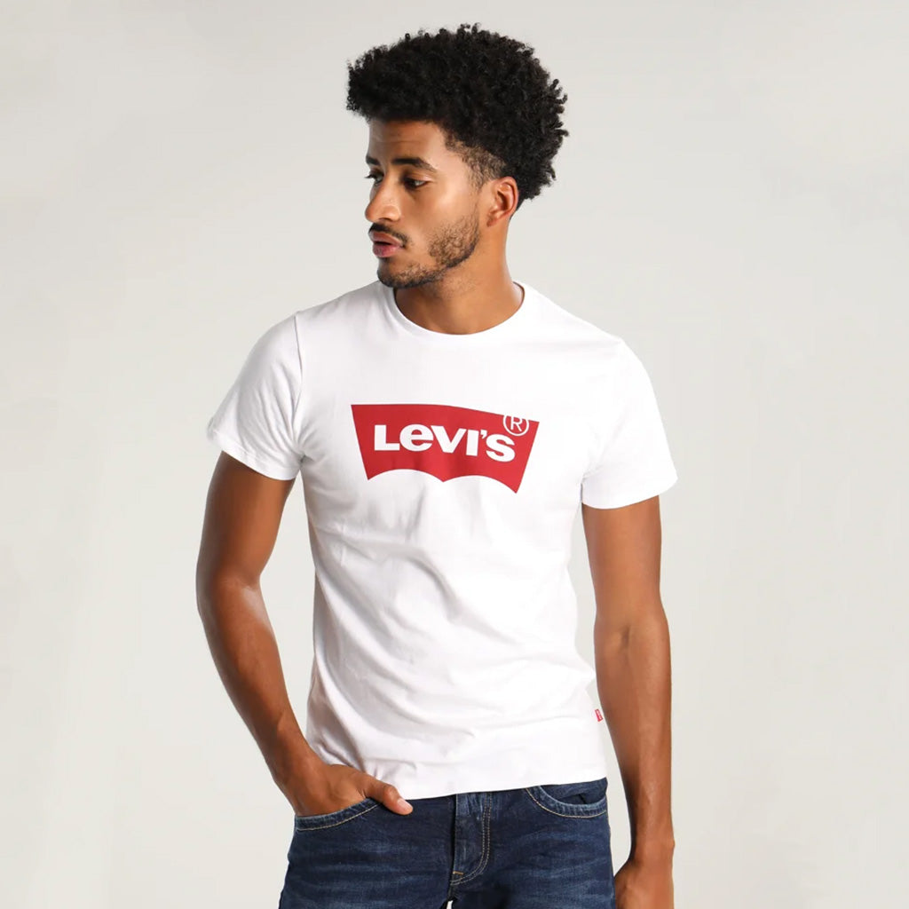 T-Shirt grand logo Levi's® blanc