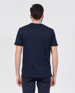 Charger l&#39;image dans la galerie, T-Shirt graphique BOSS marine en coton pour homme I Georgespaul
