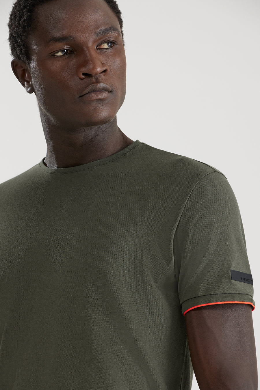 T-Shirt homme RRD kaki en coton stretch | Georgespaul