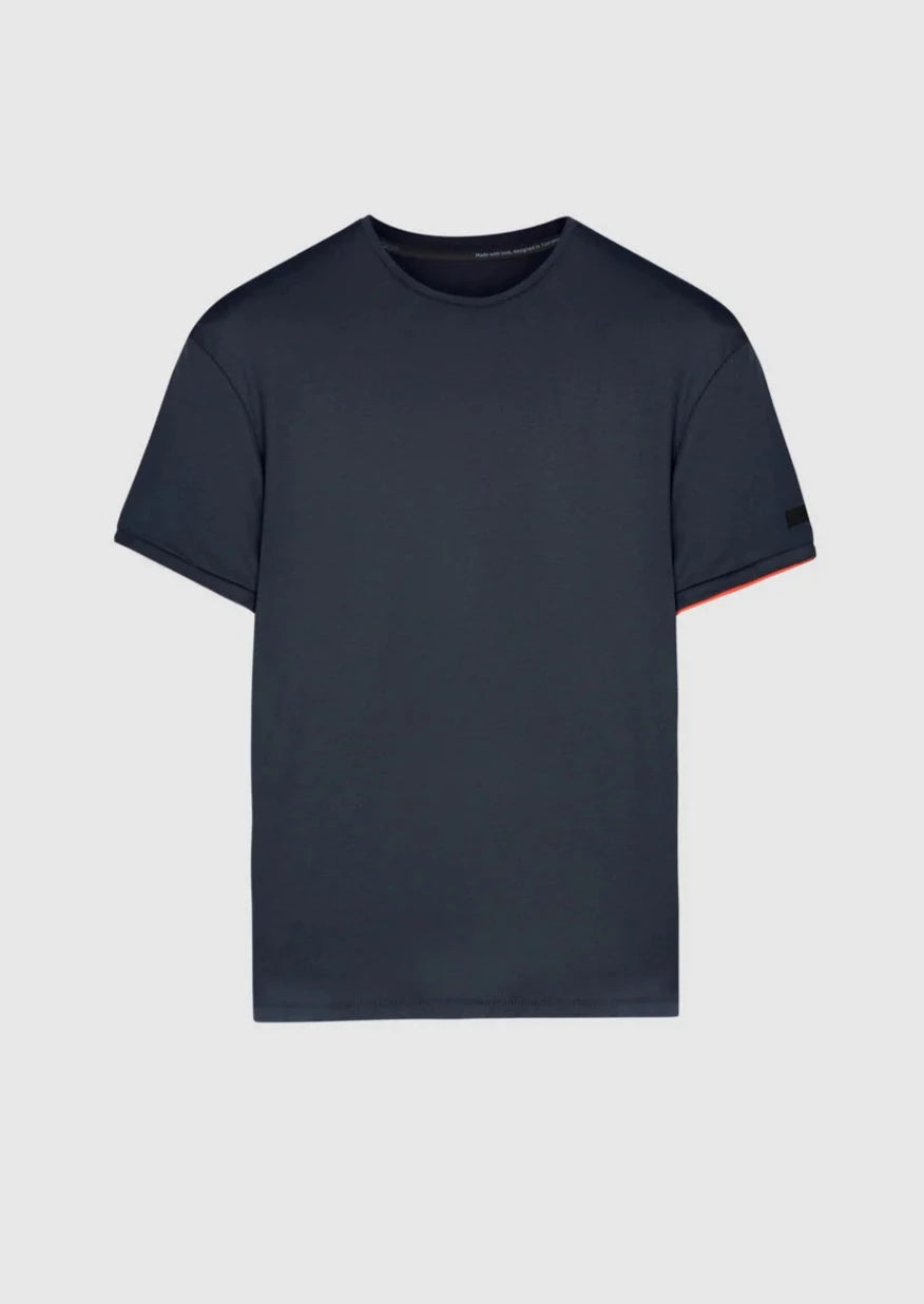 T-Shirt homme RRD marine en coton stretch | Georgespaul