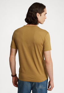 T-Shirt homme Ralph Lauren ajusté marron en jersey | Georgespaul
