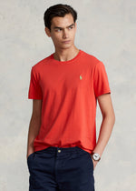 Charger l&#39;image dans la galerie, T-Shirt homme Ralph Lauren ajusté orange en jersey | Georgespaul
