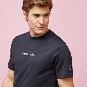 T-Shirt logo Eden Park marine pour homme I Georgespaul