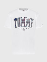 Charger l&#39;image dans la galerie, T-Shirt logo Tommy Jeans blanc pour homme I Georgespaul
