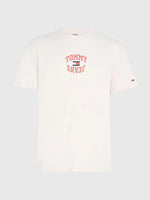 Charger l&#39;image dans la galerie, T-Shirt logo Tommy Jeans rose clair pour homme I Georgespaul
