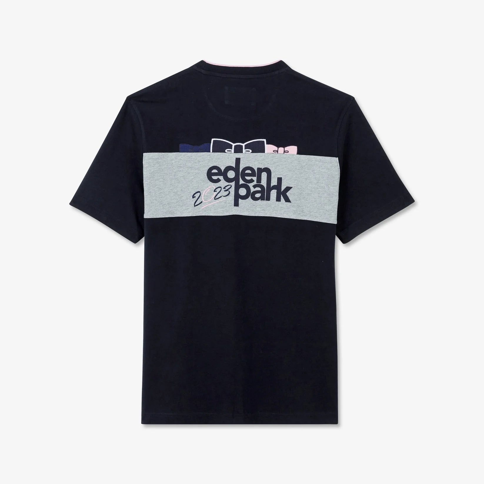 T-Shirt logo dos Eden Park marine en coton pour homme I Georgespaul