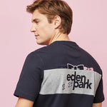 Laden Sie das Bild in den Galerie-Viewer, T-Shirt logo dos Eden Park marine en coton pour homme I Georgespaul
