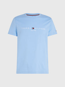 T-Shirt Tommy Hilfiger bleu clair coton bio pour homme I Georgespaul