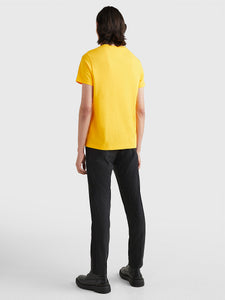 T-Shirt logo poitrine homme Tommy Hilfiger jaune I Georgespaul
