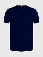 Laden Sie das Bild in den Galerie-Viewer, T-Shirt logo Tommy Hilfiger marine en coton bio | Georgespaul
