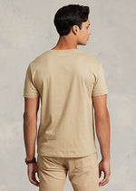 Charger l&#39;image dans la galerie, T-Shirt pour homme Ralph Lauren ajusté beige en jersey | Georgespaul
