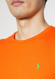 T-Shirt pour homme Ralph Lauren ajusté orange en jersey | Georgespaul