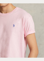 Laden Sie das Bild in den Galerie-Viewer, T-Shirt pour homme Ralph Lauren ajusté rose en coton | Georgespaul
