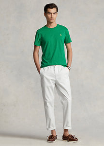 T-Shirt pour homme Ralph Lauren ajusté vert en jersey | Georgespaul