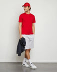 T-Shirt uni Eden Park rouge en coton - Georgespaul