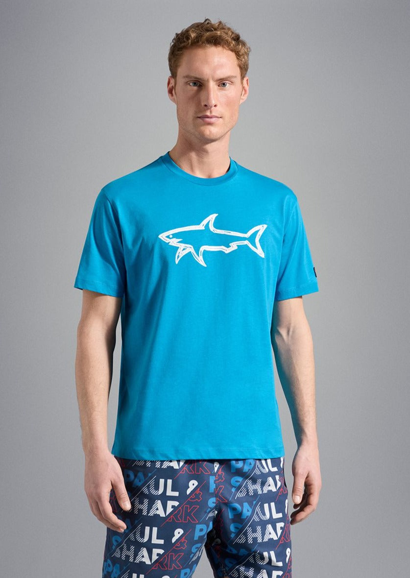 T-shirt Paul & Shark bleu clair